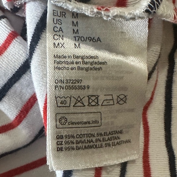H&M Red, White, and Blue Striped Top - Picture 5 of 5